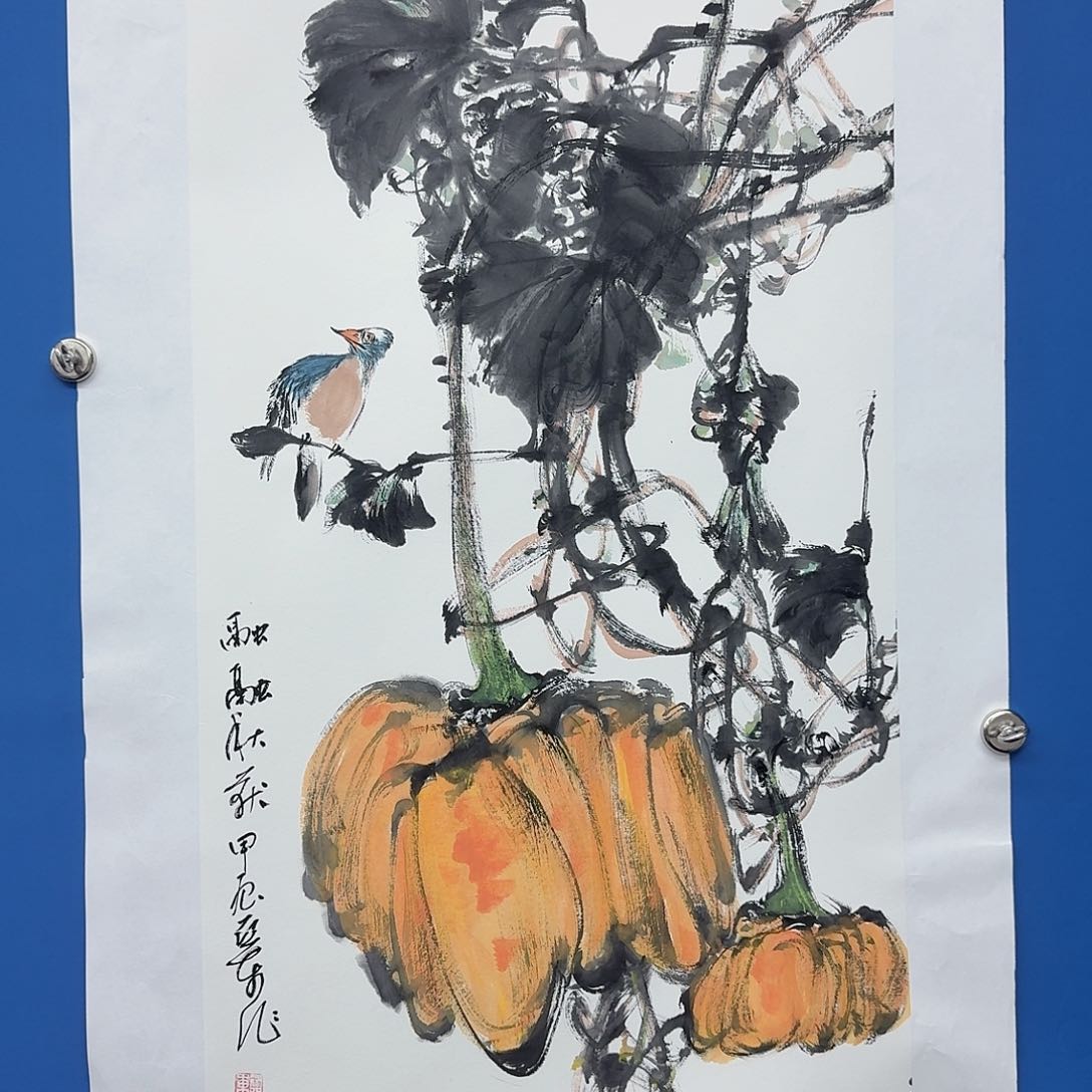 国画多次参加国内外大型