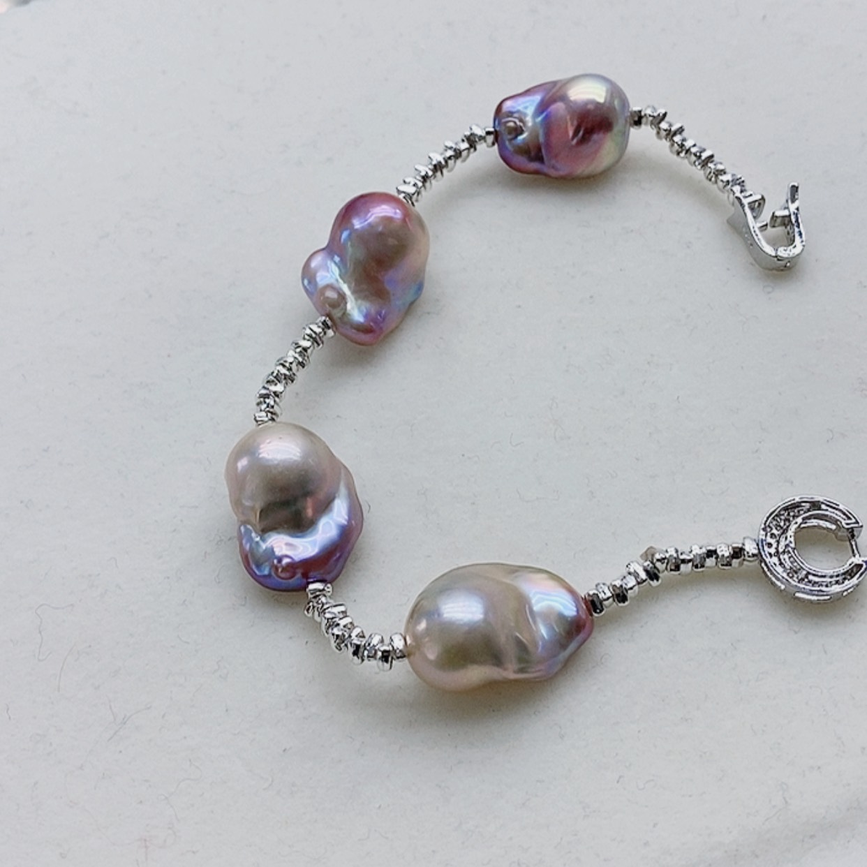 【闪购商品】银S925镶嵌淡水珍珠耳饰