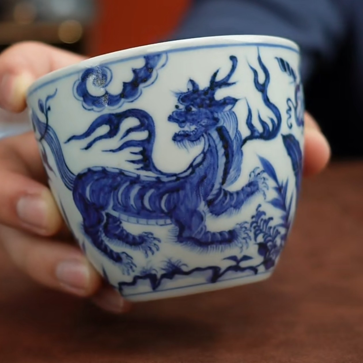 付明华制獬豸罗汉杯