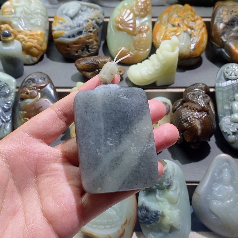 【闪购商品】和田玉未镶嵌把件ᝰ****定制