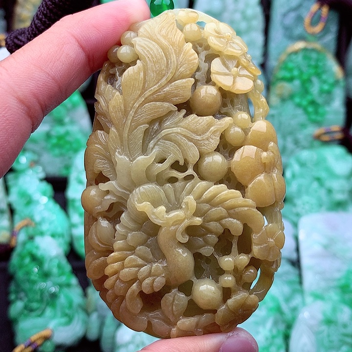 翡翠吊坠(不含链)未镶嵌