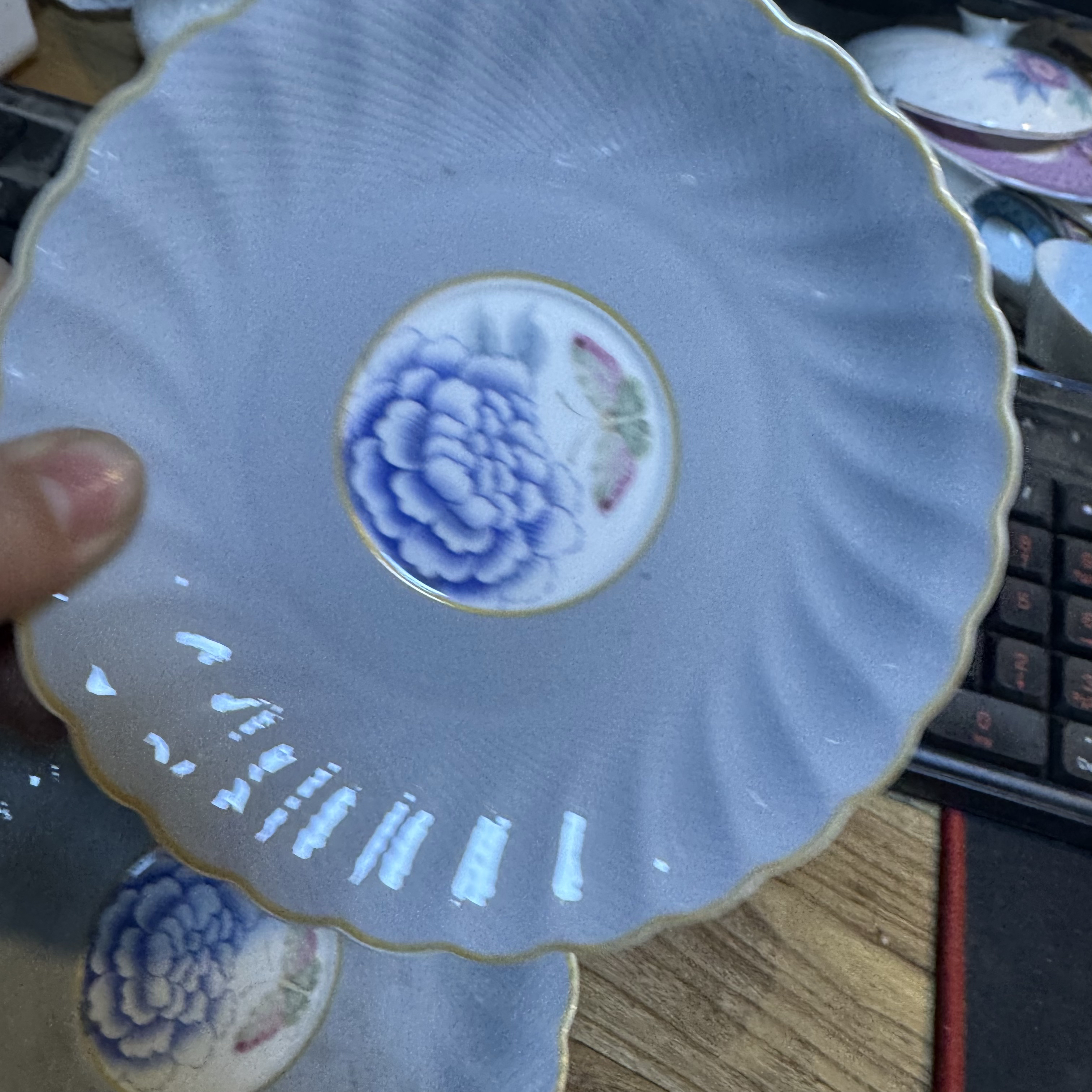 外贸尾单陶瓷餐具小碟子微瑕