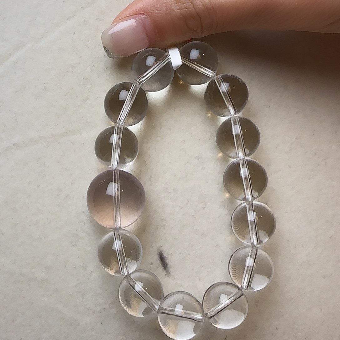 水晶手链未镶嵌进*大气上档次