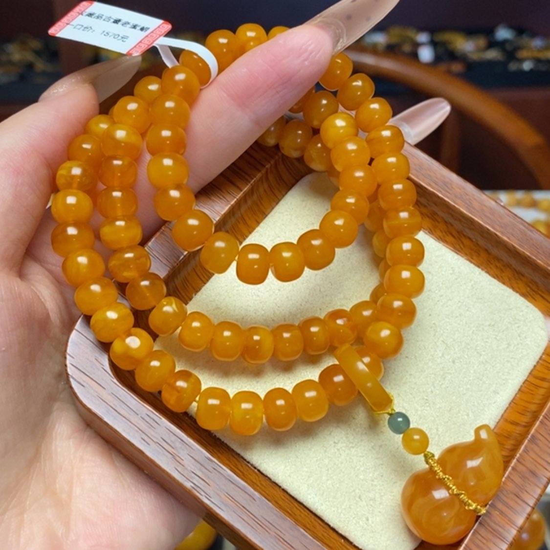 【闪购商品】蜜蜡手链未镶嵌手串