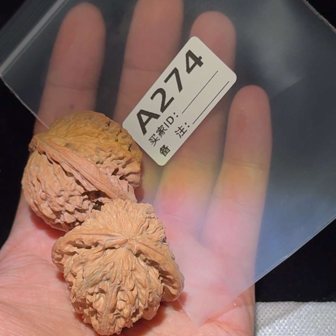 吊坠文玩核桃白狮子274