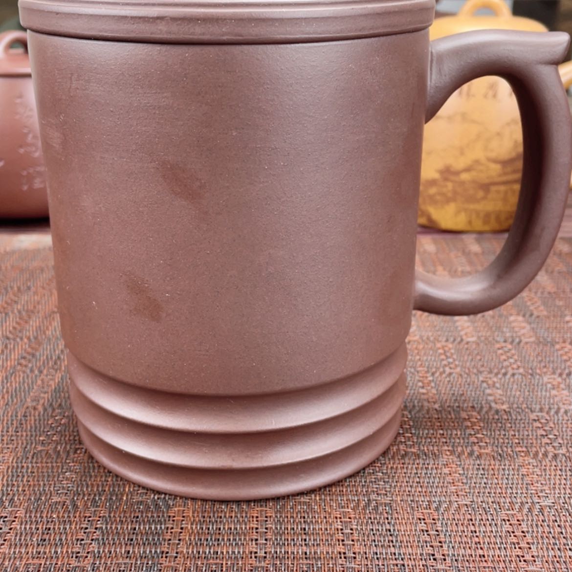 【闪购商品】紫砂茶杯宜兴原矿紫砂盖杯微瑕