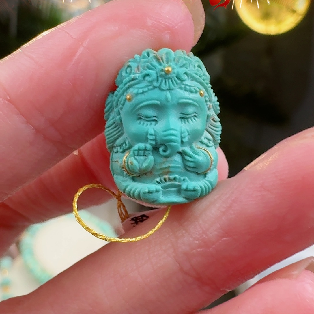 绿松石珠宝奇石未镶嵌