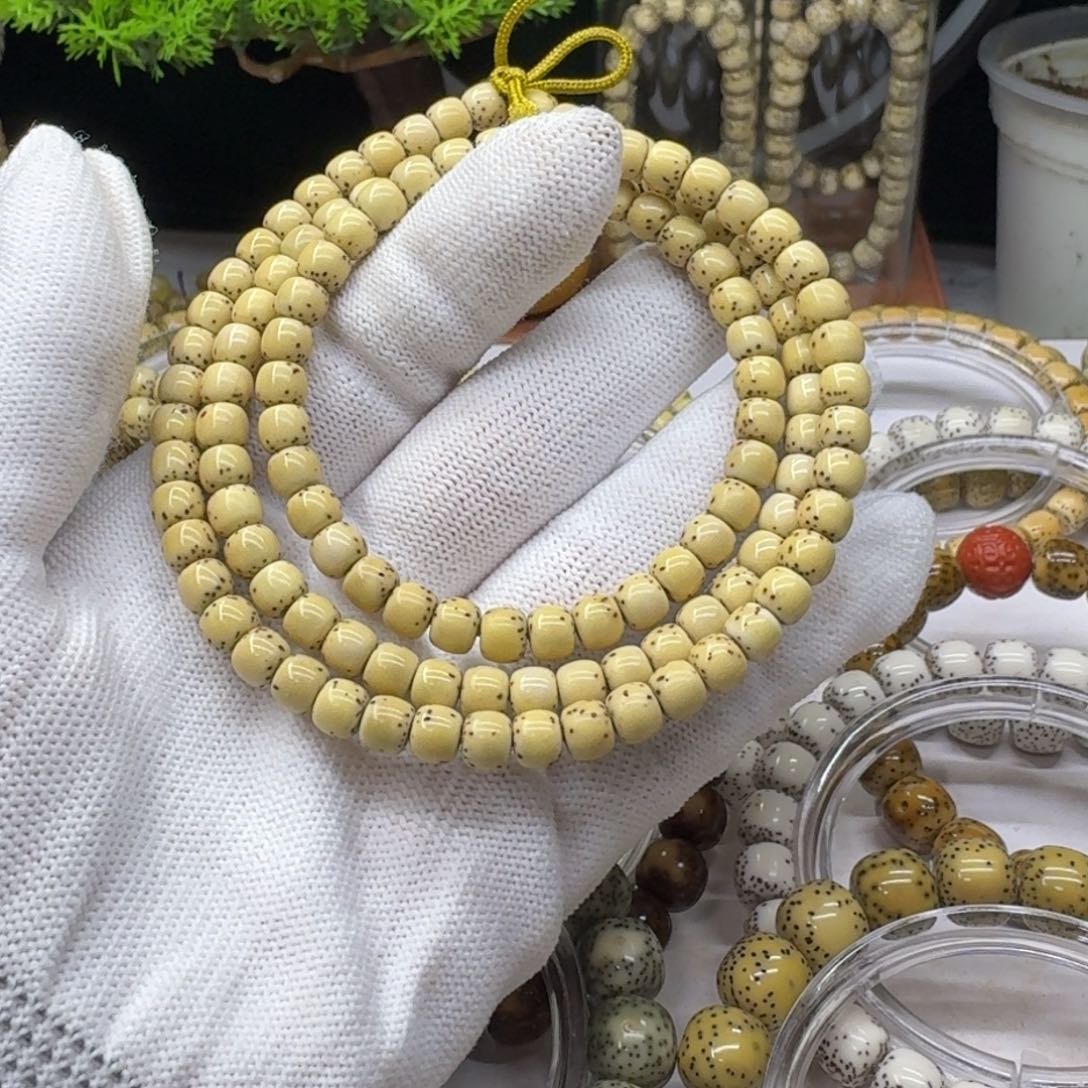 星月菩提手串从***。6/5原生态