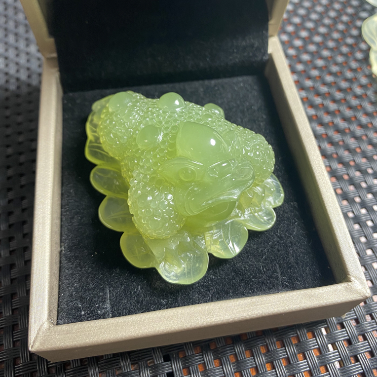 黄口料立体三脚金蟾 规格52.2*26*17.6mm