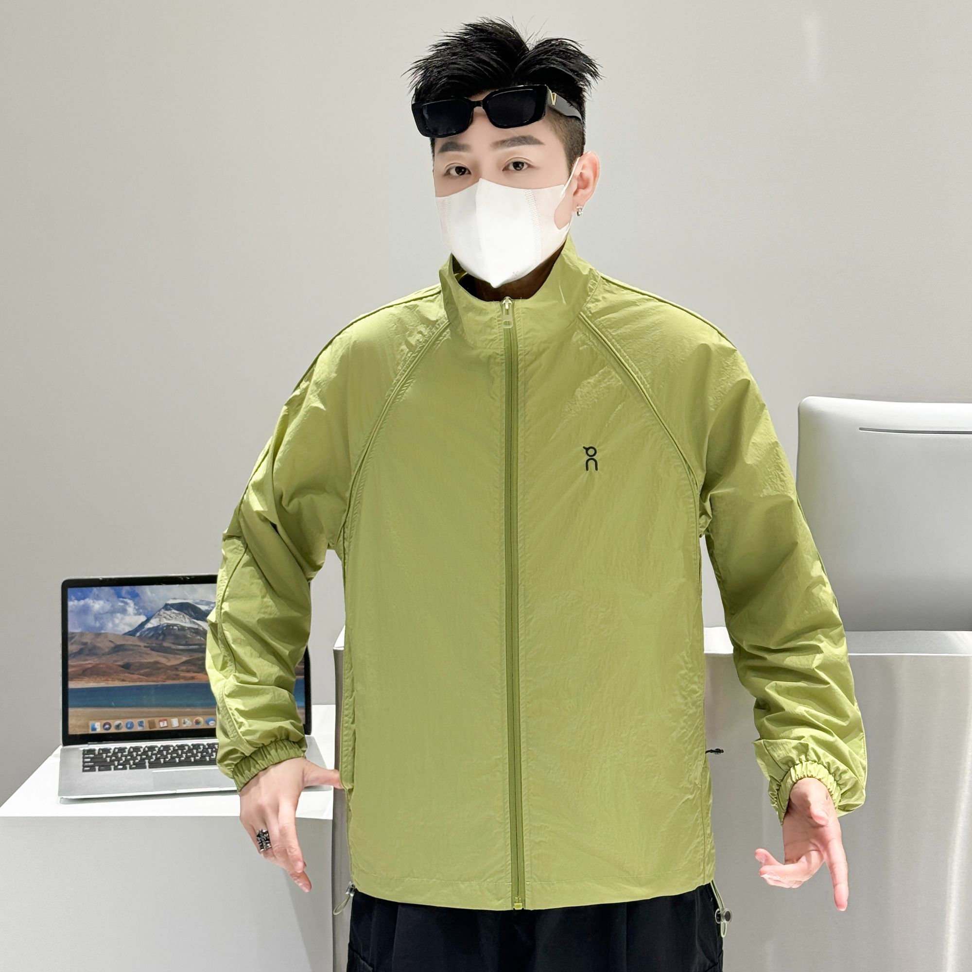 夏季冰丝防晒衣2025新款防紫外线薄款透气防晒服户外钓鱼外套3308