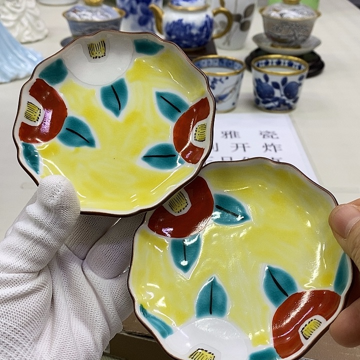 摆件口径10进口瓷器