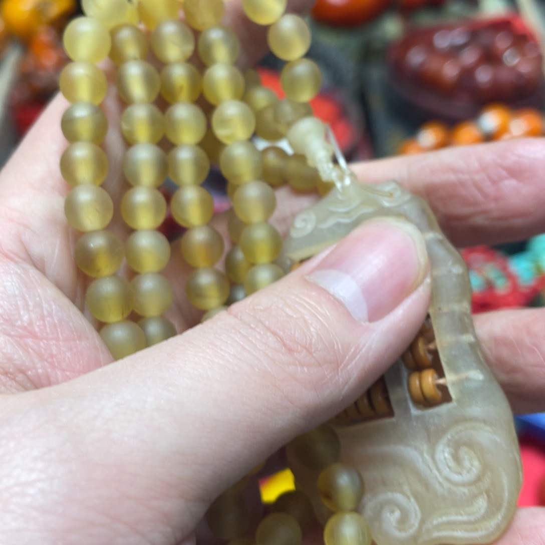 滴血莲花菩提吊坠