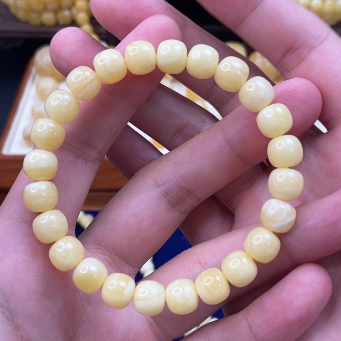 蜜蜡未镶嵌珠宝奇石9mm高庄