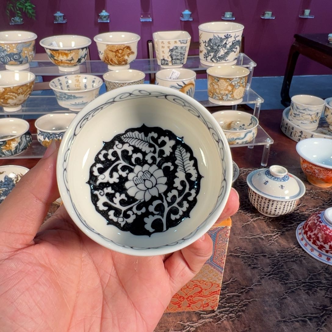 杯景德镇陶瓷杯子