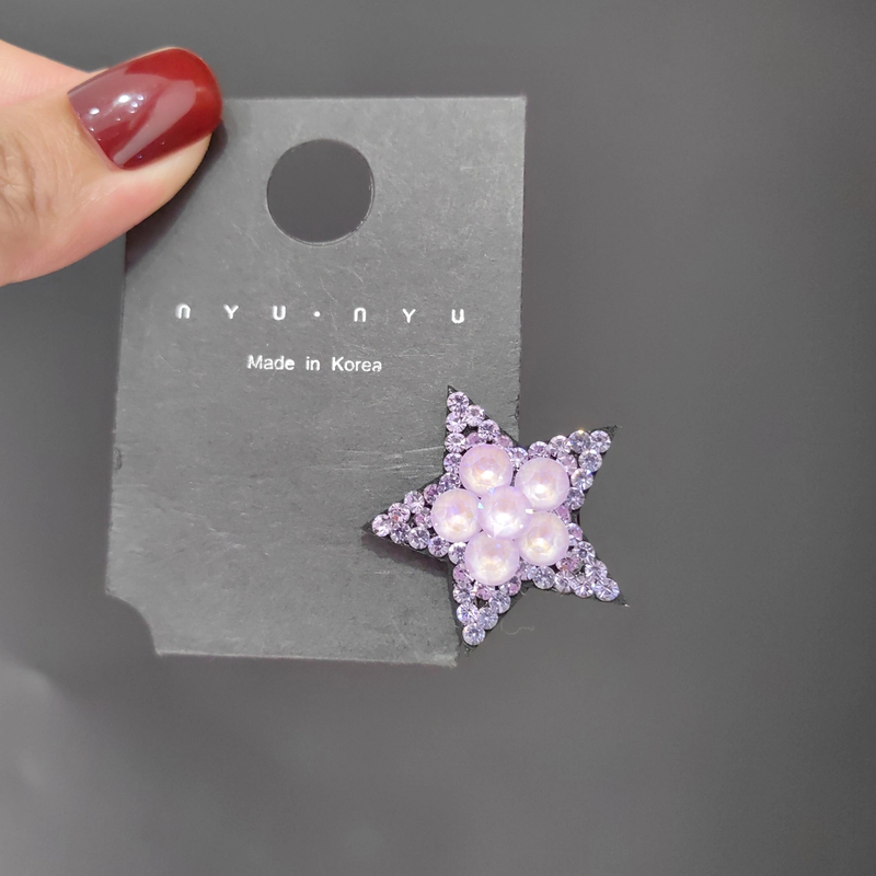 韩国s家水晶鸭嘴夹网红爆款刘海发夹儿童女轻奢碎发夹高端侧边夹