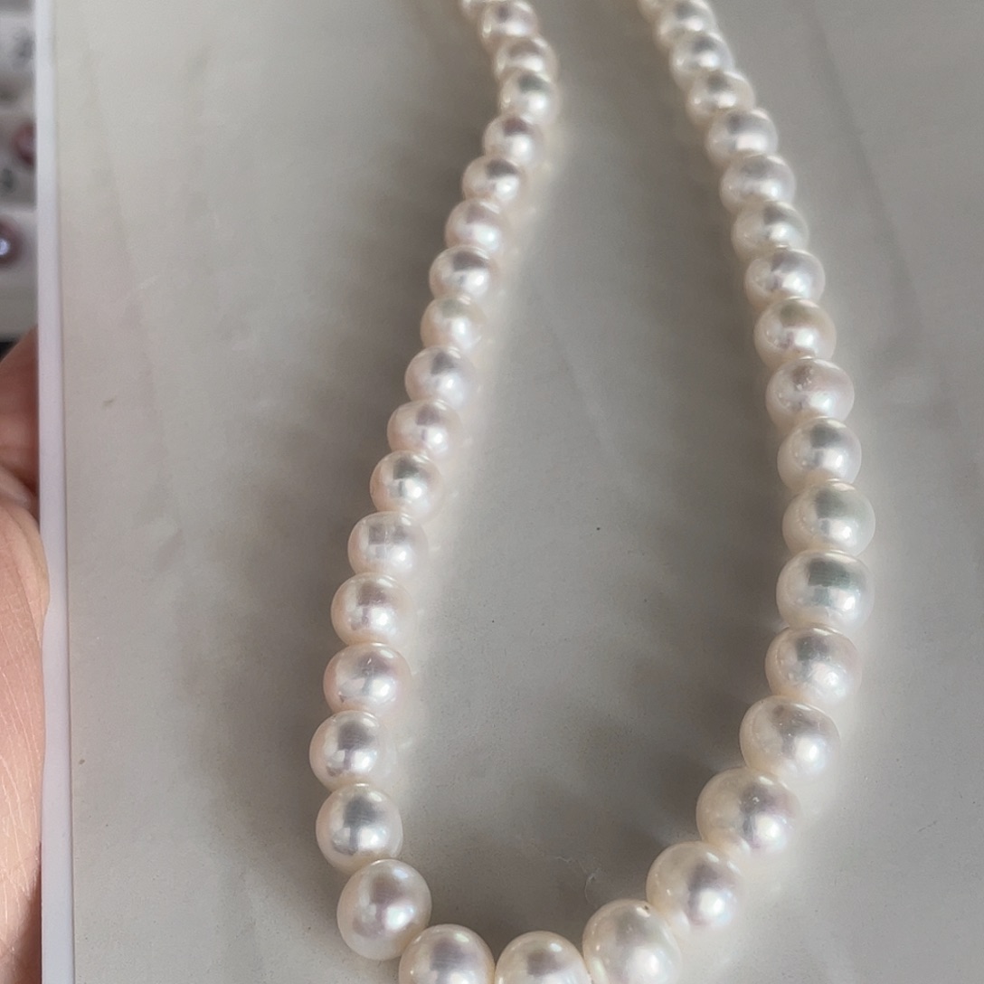 银S925镶嵌耳饰淡水珍珠