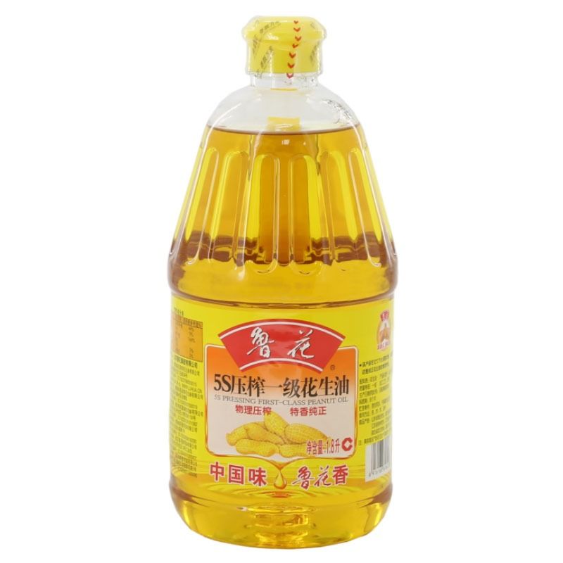 鲁花一级压榨花生油[1.8L]
