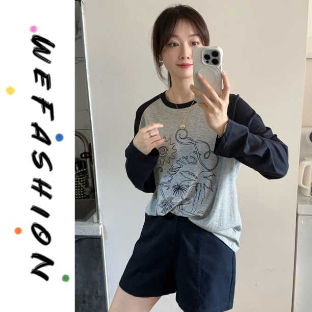 【WE】插肩袖防晒T恤