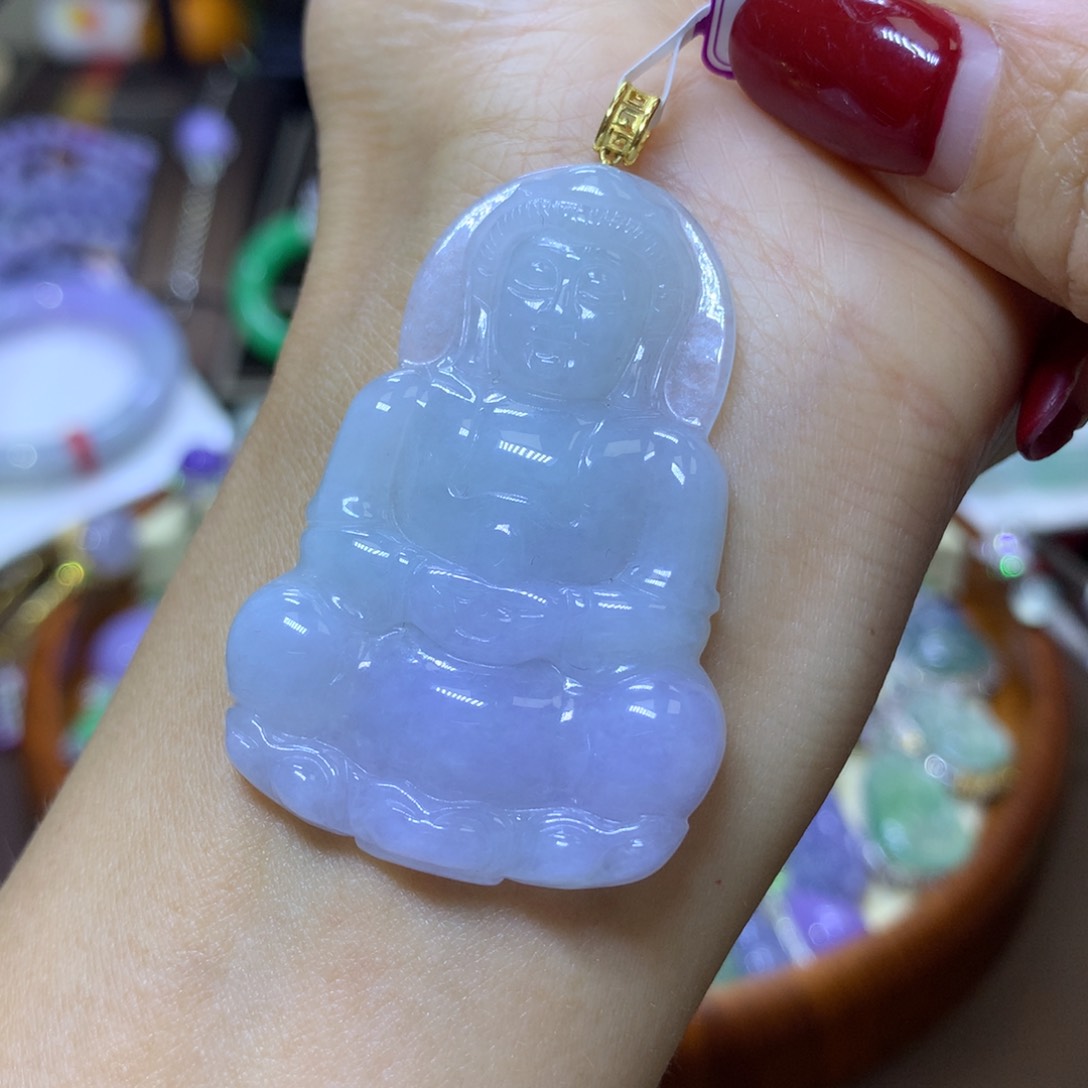 【闪购商品】翡翠颈饰18K金镶嵌翡翠