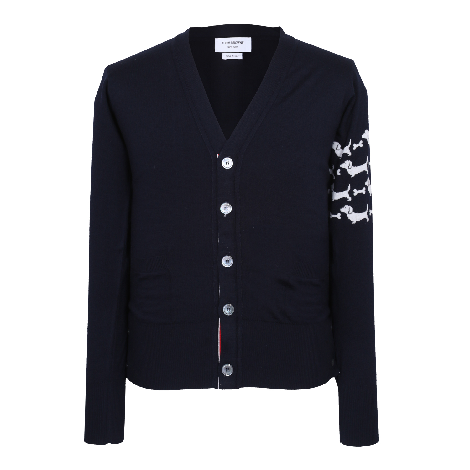 未使用 THOMBROWNE 男士藏蓝色开衫-A0111-2113213000008