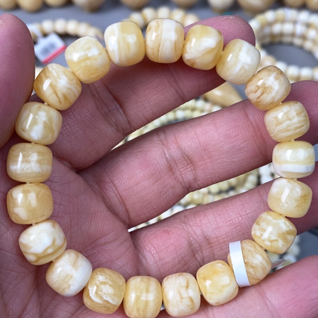 琥珀珠宝奇石未镶嵌11mm