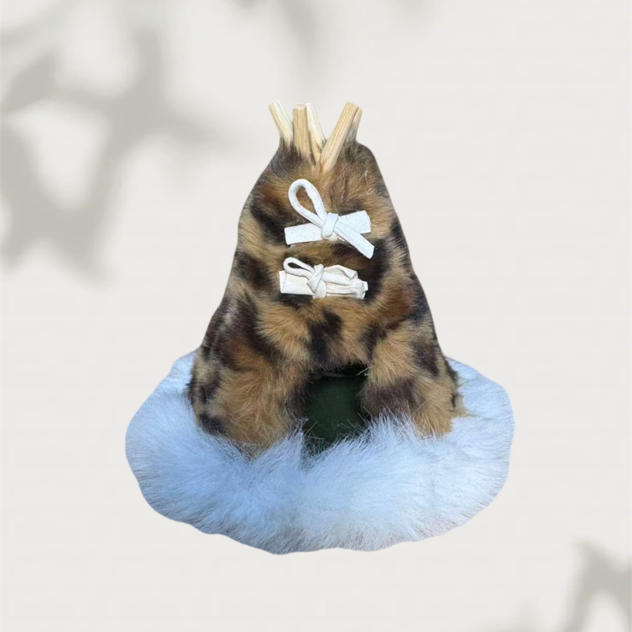 【涛夏】撮罗子鄂伦春文创仙人柱手工斜仁柱传统工艺微缩景观装饰