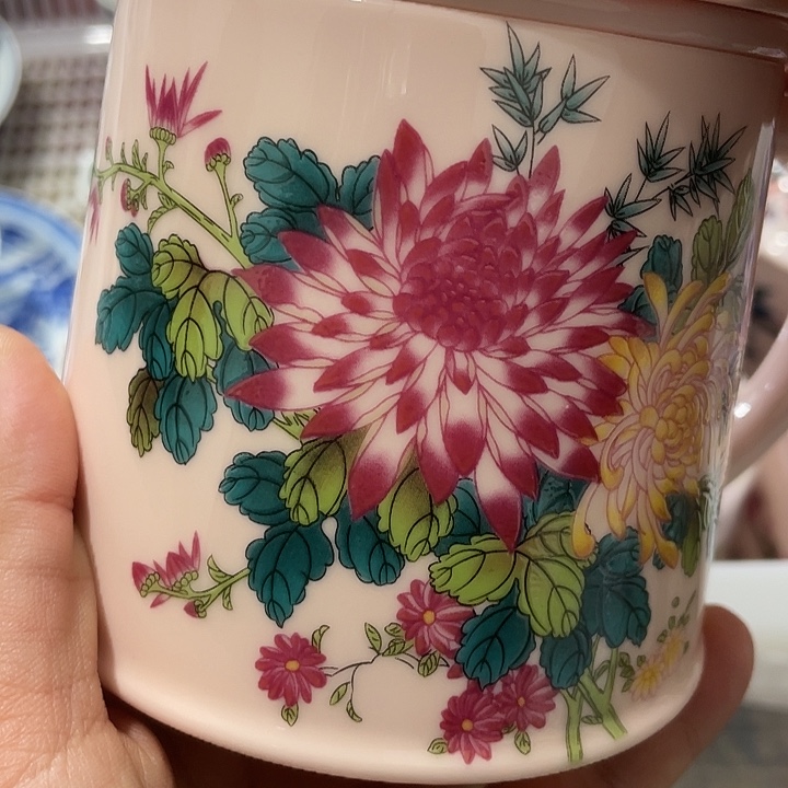 摆件陶景德镇陶瓷主人杯1234