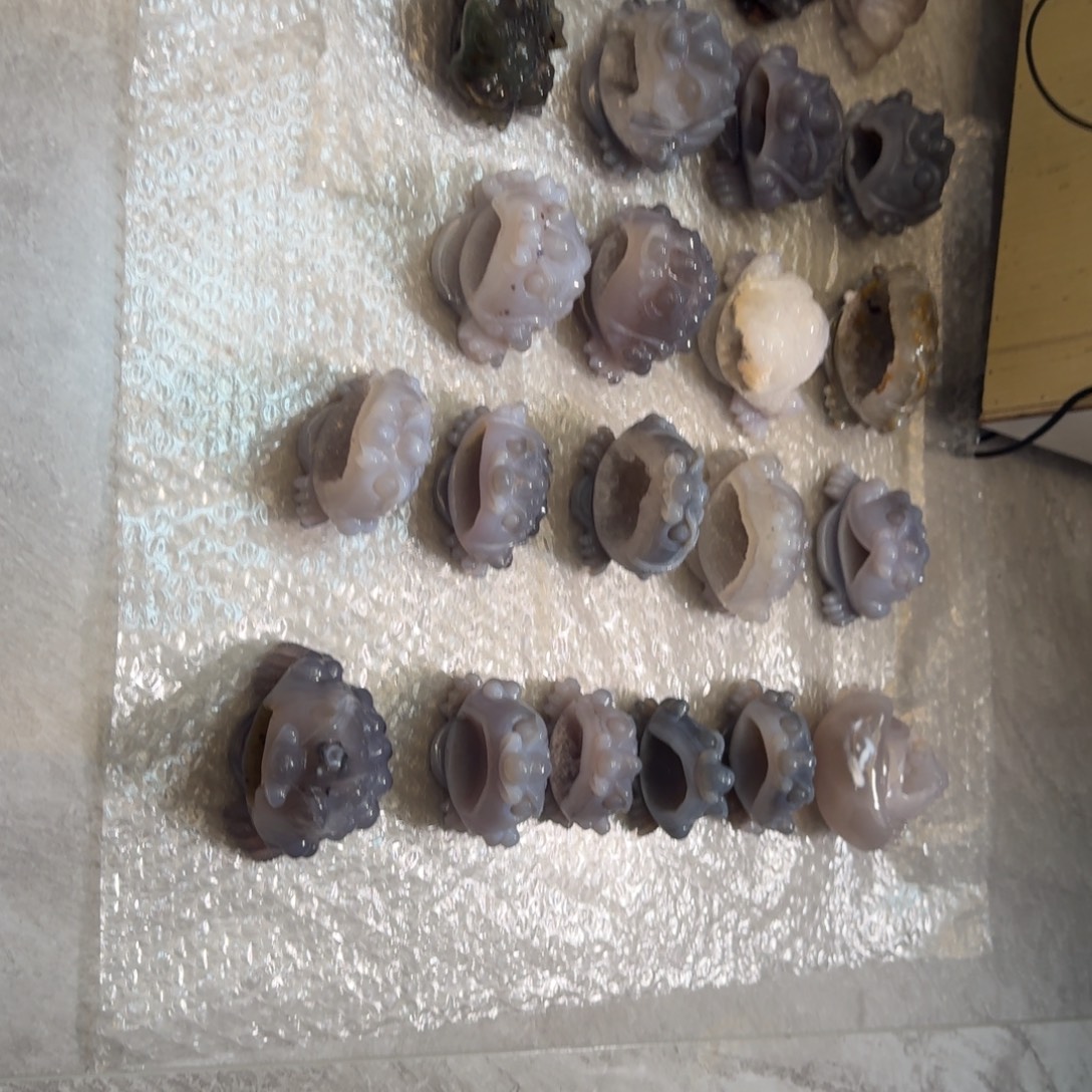 心***清玛瑙/玉髓未镶嵌摆件