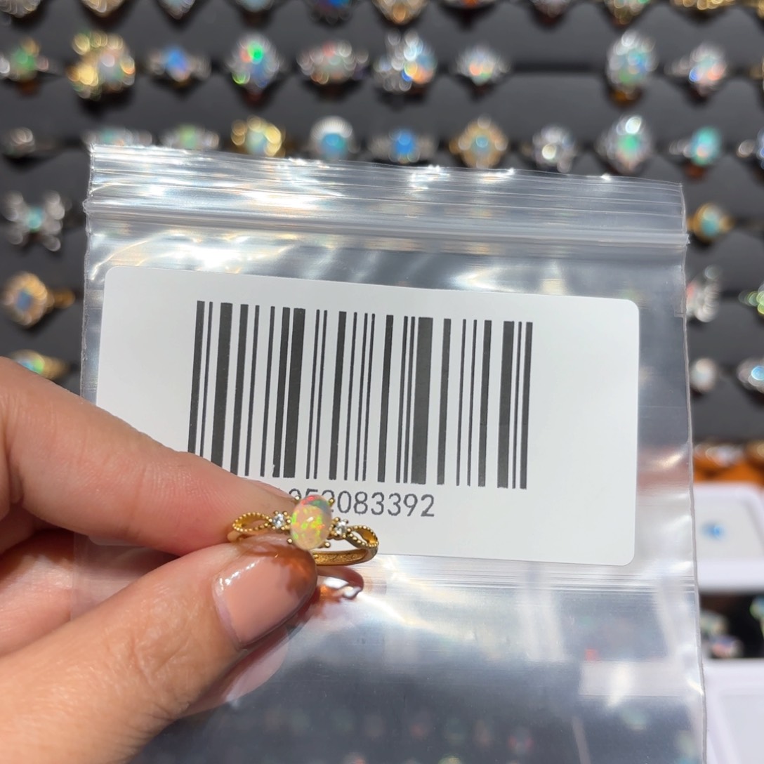 海蓝宝石戒圈银S925镶嵌t***x