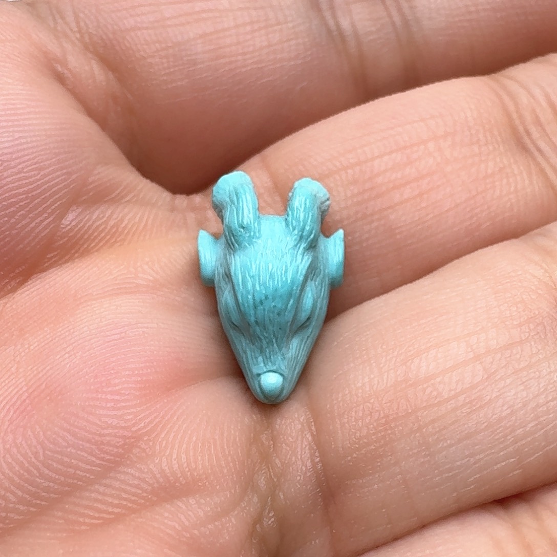 绿松石灵鹿未镶嵌