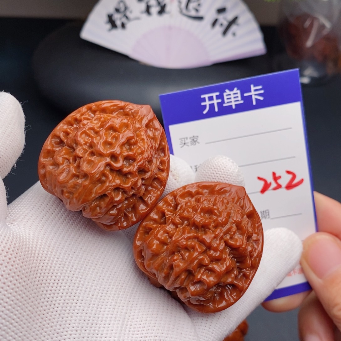 把件文玩核桃40官帽252