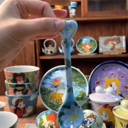 炉景德镇全手工手绘杯子