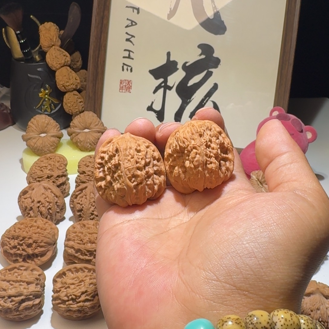 吊坠文玩核桃40尺寸宽城狮子头