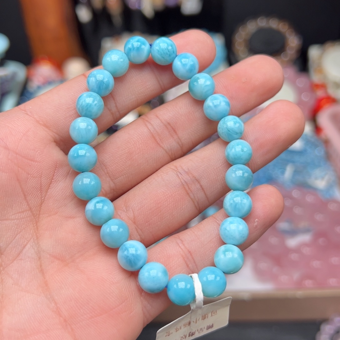 针钠钙石（海纹石）手链未镶嵌a****620.8漏8.5mi