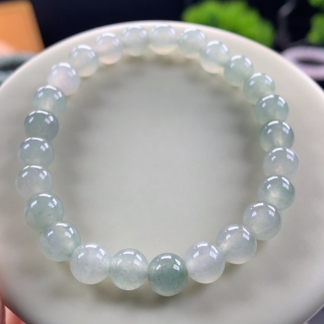 翡翠未镶嵌手链卡7.5新货