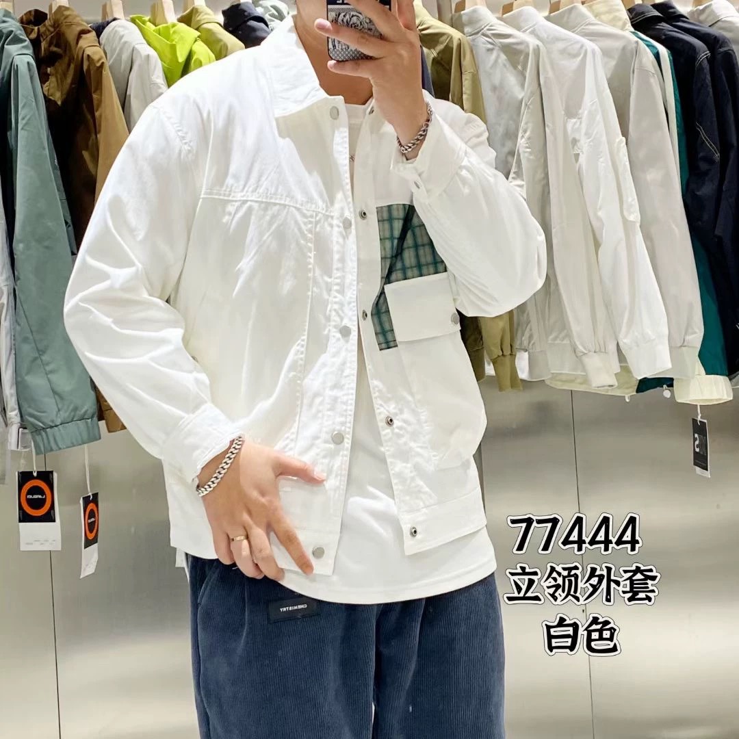 7228 GZ一楼气质时尚百搭口袋设计感衬衫上衣