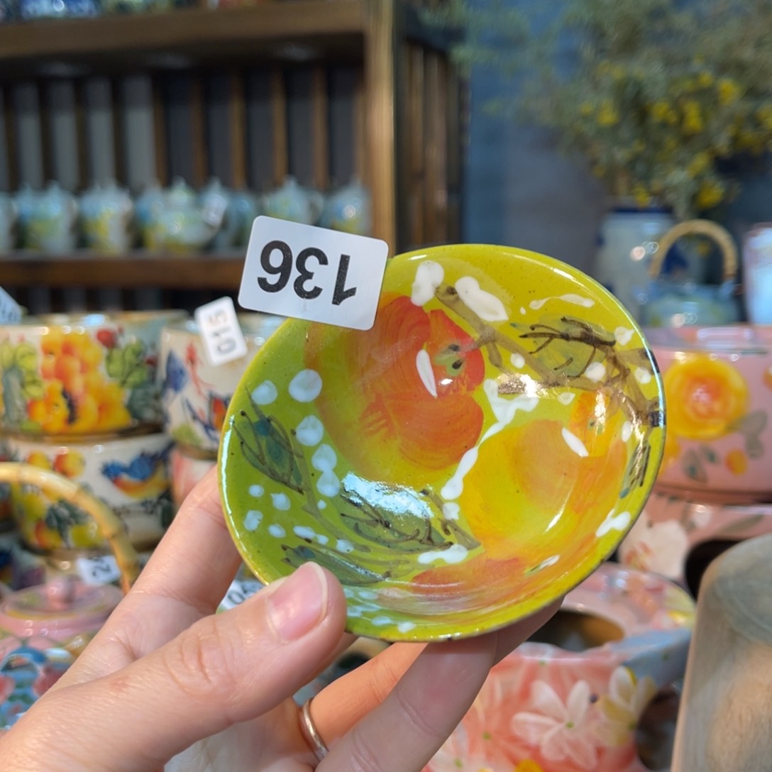 杯素浅陶瓷手工手绘