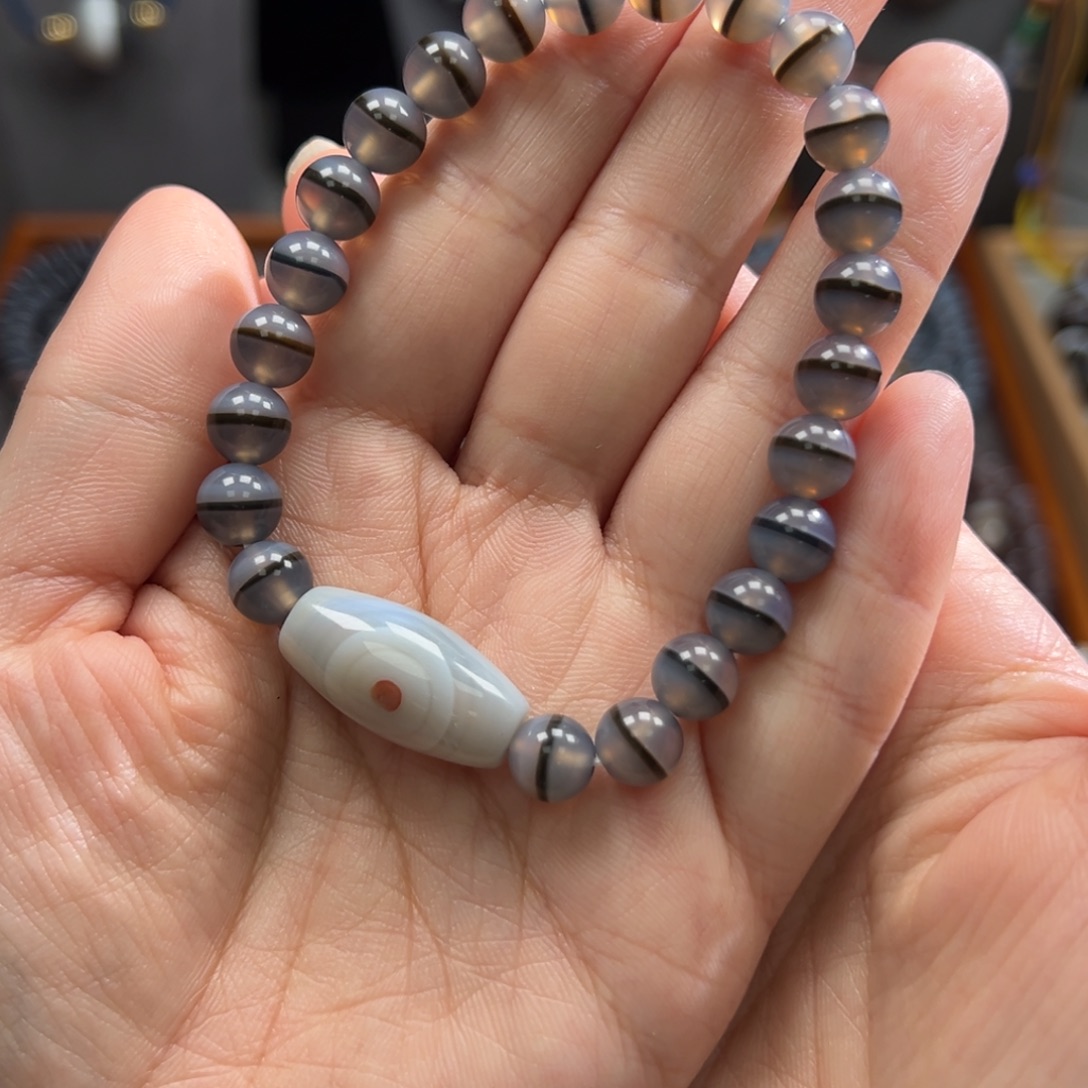 玛瑙/玉髓未镶嵌手链