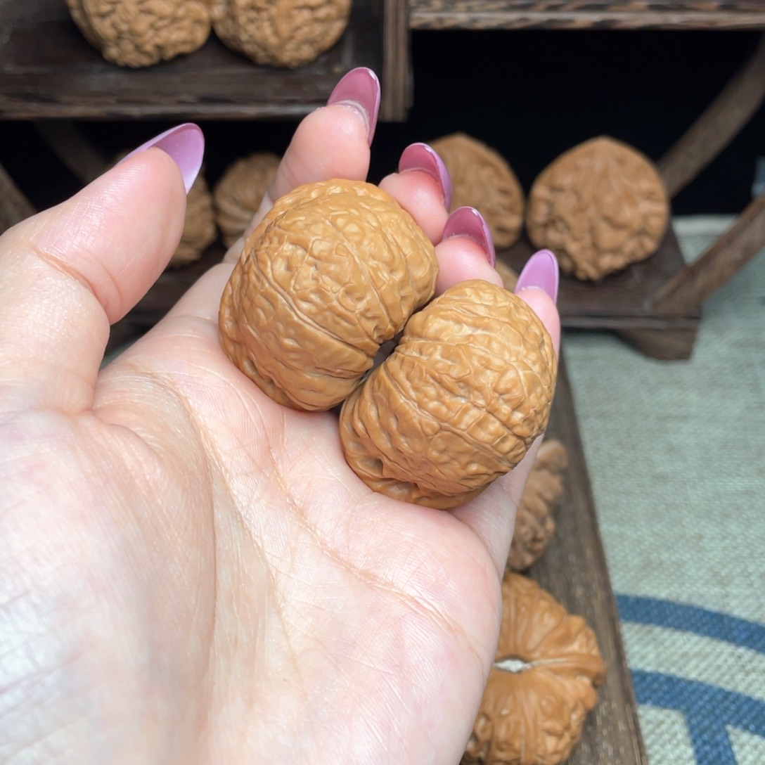 文玩核桃把件小***i39南瓜墩