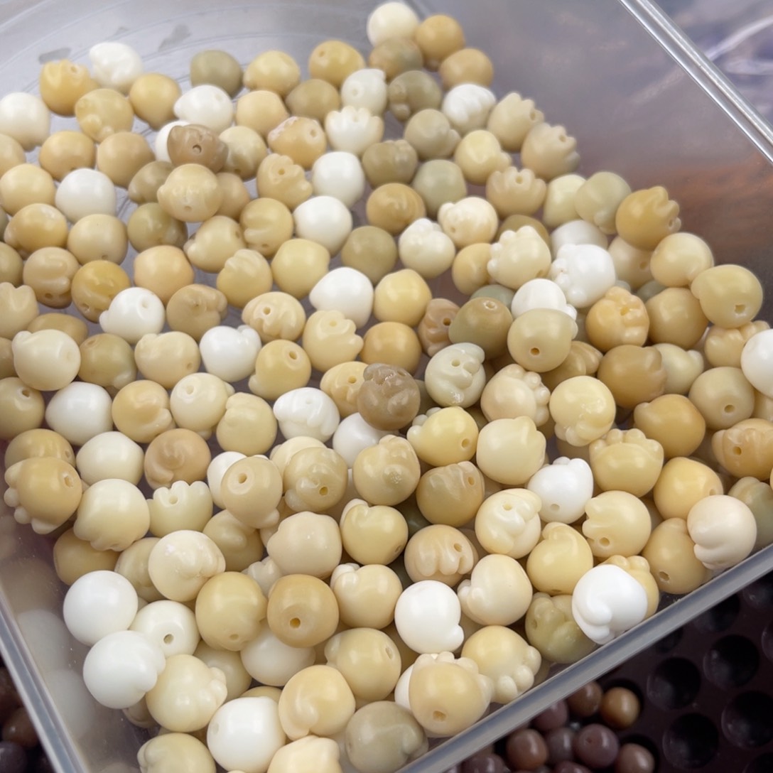 白玉菩提吊坠z 12mm/30+5/干磨猫爪