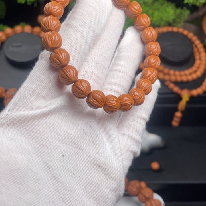 车***生木质类精品桃核单圈