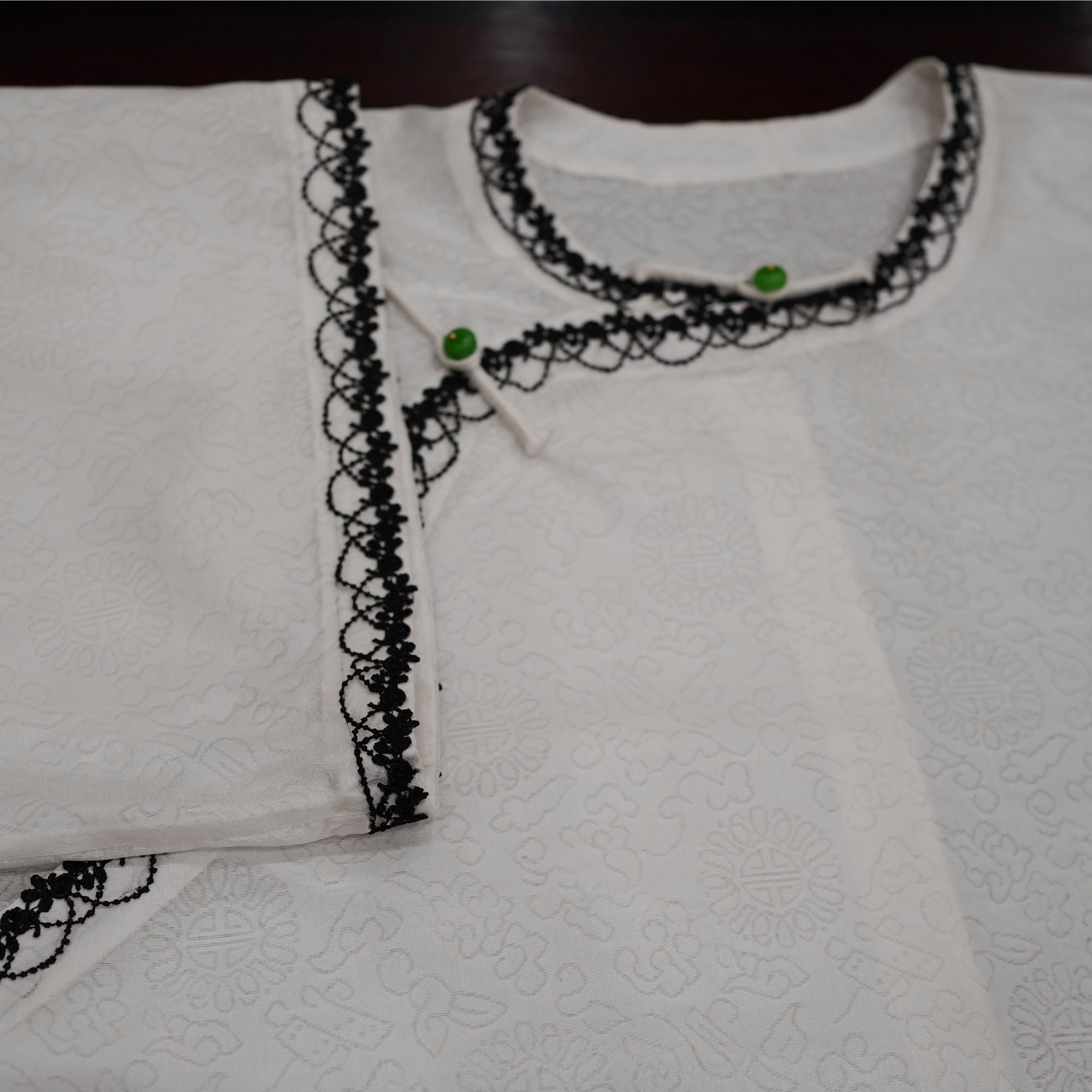 元宝衫丨晏熹堂新中式国风百搭手工手纤斜襟上衣老钱风松弛感女装