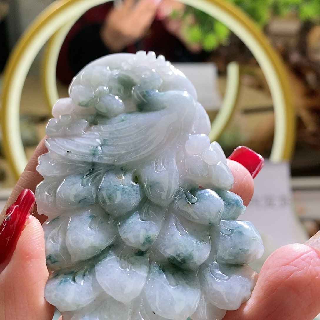 【闪购商品】翡翠颈饰未镶嵌凤凰