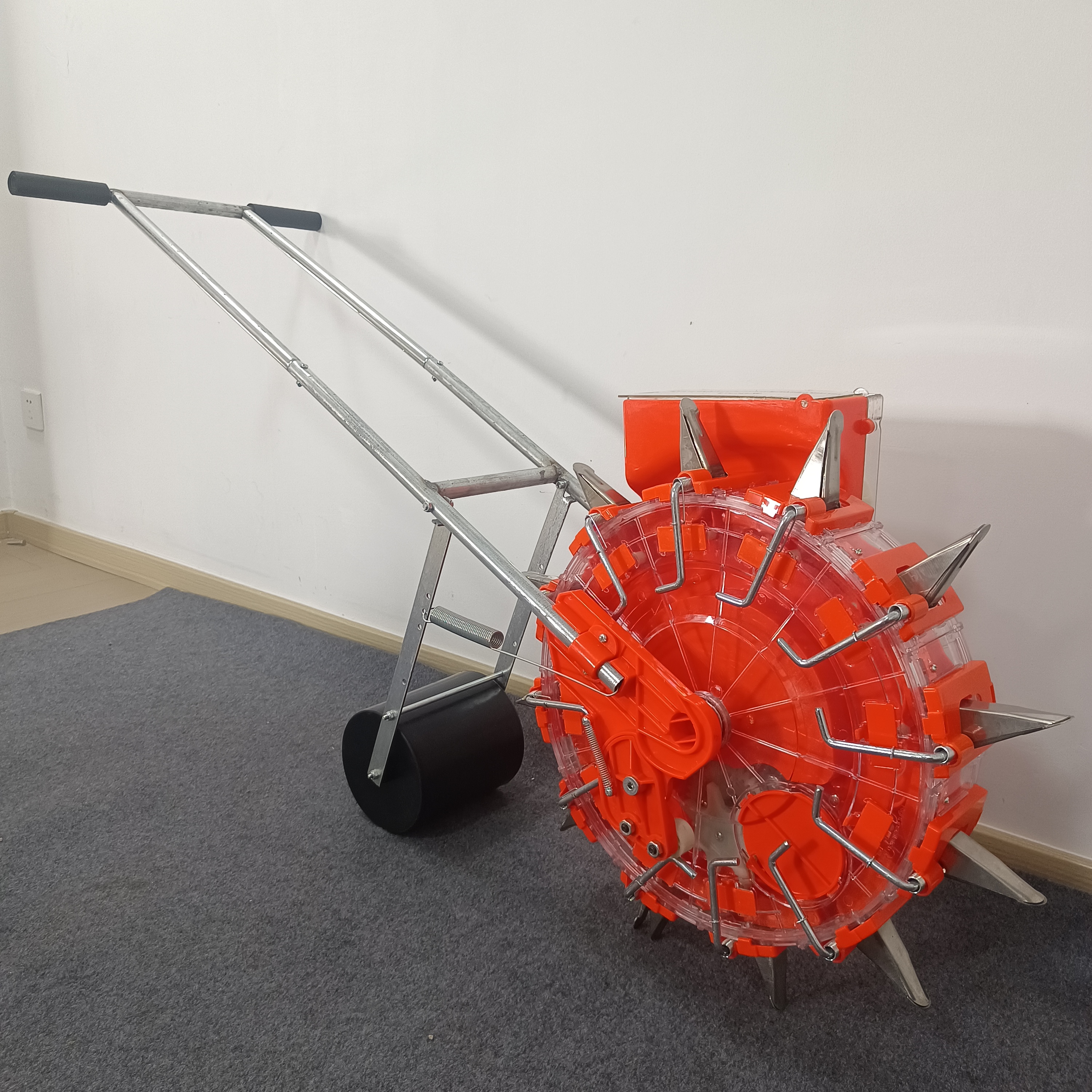 手推式玉米小型花生播种机农用鸭咀播种机可调咀数厂家批发零售