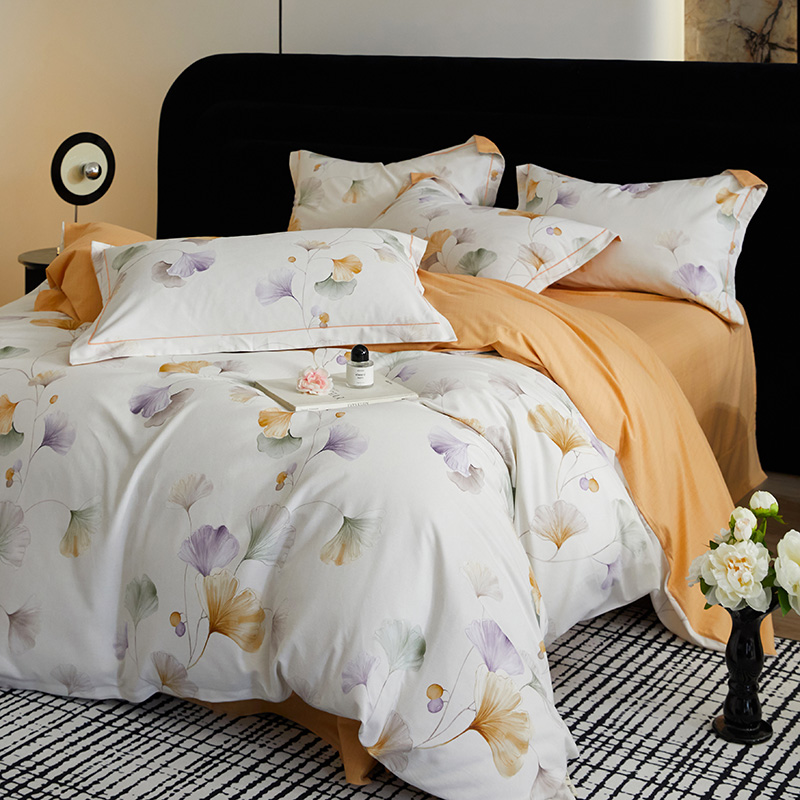 秋冬厚款纯棉加厚磨毛四件套全棉被套床上用品轻奢双人床品套件