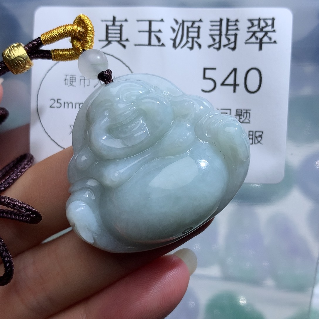 翡翠未镶嵌颈饰540