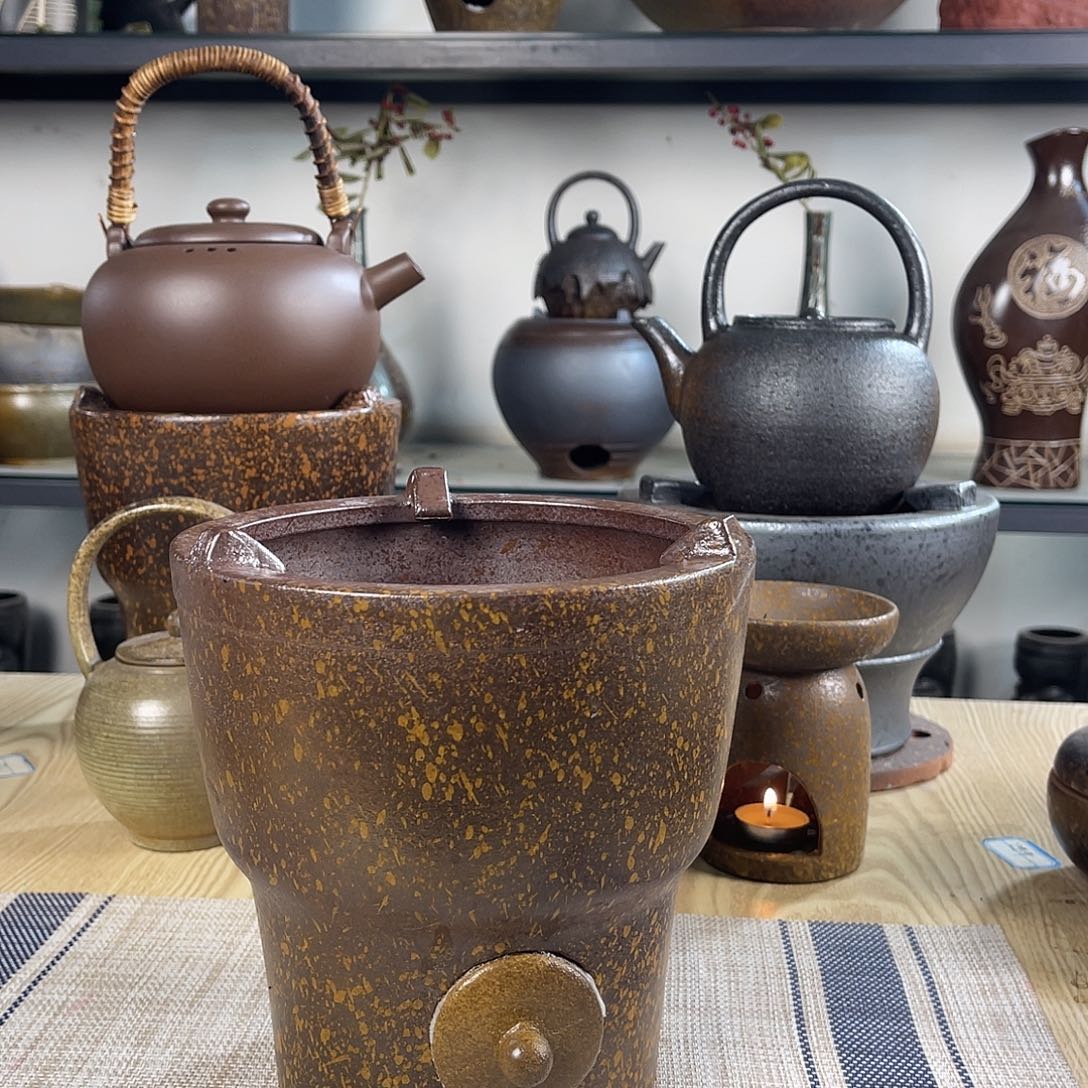 紫砂粗陶实用砂锅