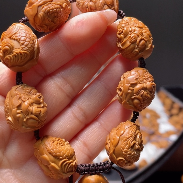 橄榄核手串/手链橄榄球赛