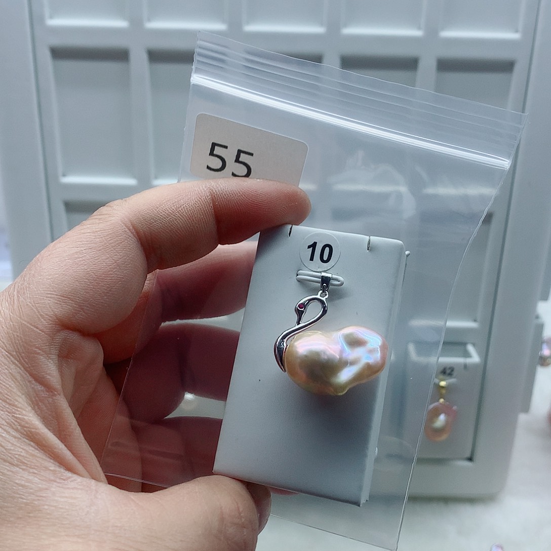 淡水珍珠吊坠(不含链)合金