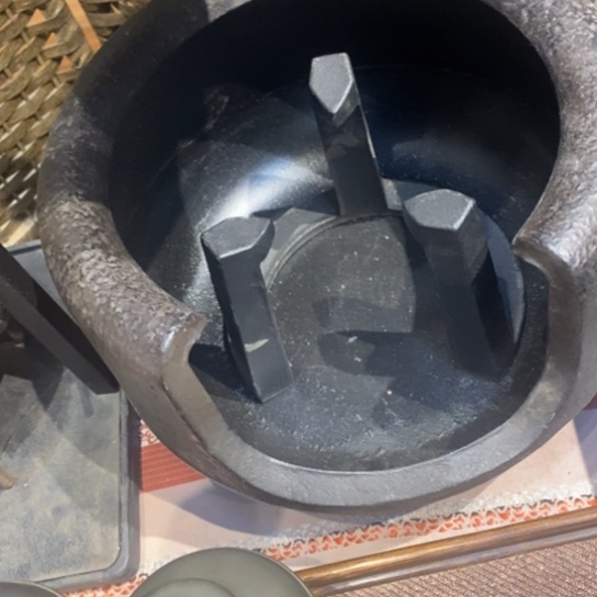 蜜安罐瓷香炉锡茶则